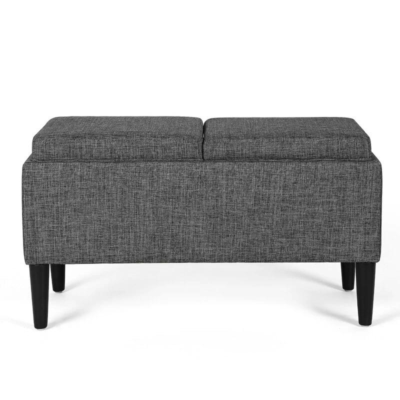Outlet ๐ฅฐ Adeco Storage Ottoman With Tray Lid Upholstered Fabric Bench Rectangle Brown ๐ 9 Outlet ๐ฅฐ Adeco Storage Ottoman With Tray Lid Upholstered Fabric Bench Rectangle Brown ๐ - Image 7