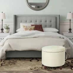 Best reviews of 😀 Adeco Tufted Cushion Lift Top Storage Ottoman 🤩 -Adeco Shop Adeco Tufted Cushion Lift Top Storage Ottoman 3