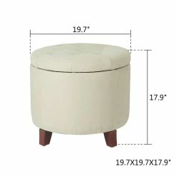 Best reviews of 😀 Adeco Tufted Cushion Lift Top Storage Ottoman 🤩 -Adeco Shop Adeco Tufted Cushion Lift Top Storage Ottoman 5