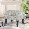 Best reviews of ❤️ Adeco Tufted Footrest Stool Paisley-Patterned Ottoman Bench 🎉 -Adeco Shop Adeco Tufted Ottoman Vanity Ottoman Stool with Sturdy Wood Legs