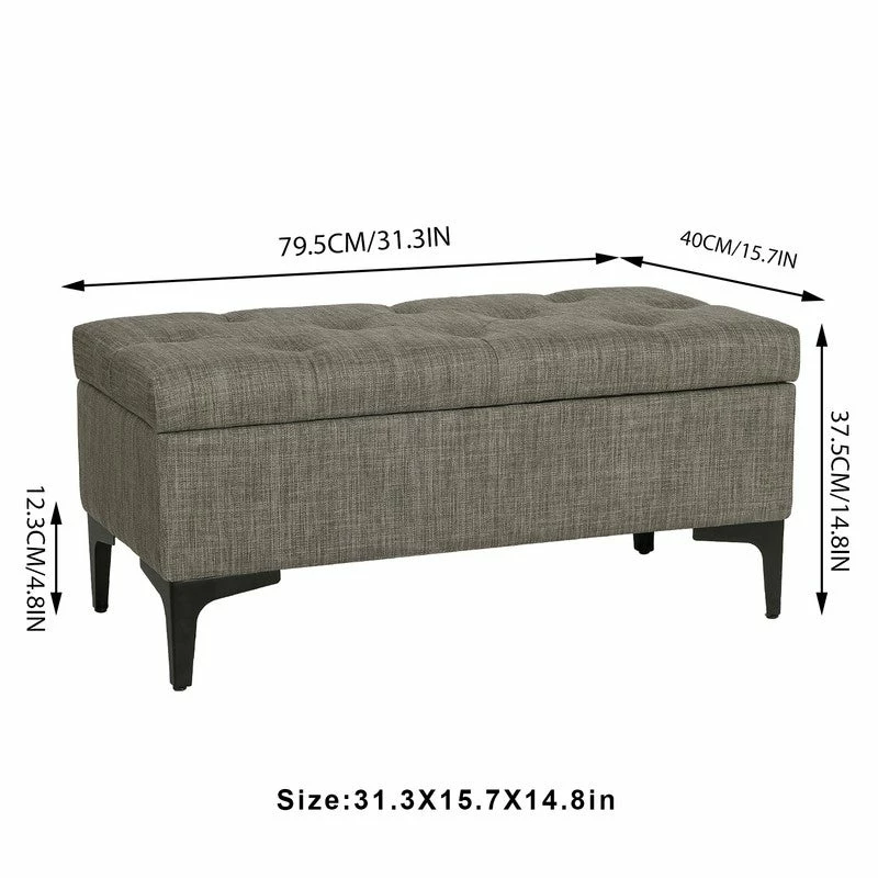 Best reviews of ๐ Adeco Tufted Ottoman With Storage Upholstered Bench Metal Leg Light Grey ๐คฉ 16 Best reviews of ๐ Adeco Tufted Ottoman With Storage Upholstered Bench Metal Leg Light Grey ๐คฉ - Image 14