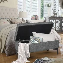 Best reviews of ๐ Adeco Tufted Ottoman With Storage Upholstered Bench Metal Leg Light Grey ๐คฉ 20 Best reviews of ๐ Adeco Tufted Ottoman With Storage Upholstered Bench Metal Leg Light Grey ๐คฉ -Adeco Shop Adeco Tufted Ottoman with Storage Upholstered Bench Metal Leg 3