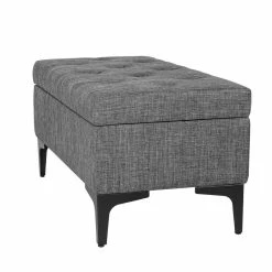 Best reviews of ๐ Adeco Tufted Ottoman With Storage Upholstered Bench Metal Leg Light Grey ๐คฉ 22 Best reviews of ๐ Adeco Tufted Ottoman With Storage Upholstered Bench Metal Leg Light Grey ๐คฉ -Adeco Shop Adeco Tufted Ottoman with Storage Upholstered Bench Metal Leg 5