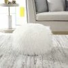 Best reviews of ✨ Adeco Unstuffed Ottoman Round Pouf Cushion Covers Faux Fur Foot Stool Pink 🛒 -Adeco Shop Adeco Unstuffed Ottoman Round Pouf Cushion Covers Faux Fur Foot Stool