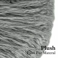 Outlet 🛒 Adeco Vanity Stool Chair Soft Furry Footrest Stool Make Up Ottoman White 🥰 -Adeco Shop Adeco Vanity Stool Chair Soft Furry Footrest Stool Make Up Ottoman 13