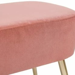 Best deal ✔️ Adeco Velvet Bench Footrest, Bed End Stool Metal Legs, 👗 Dressing Chair Green ⌛ -Adeco Shop Adeco Velvet Bench Footrest2C Bed End Stool Metal Legs2C Dressing Chair 3