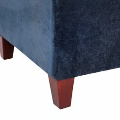 Cheapest 💯 Adeco Velvet Storage Ottoman Bench Rectangular Footstool Lift Top ❤️ -Adeco Shop Adeco Velvet Storage Ottoman Bench Rectangular Footstool Lift Top 7