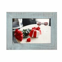 Best reviews of ✔️ Adeco Wood Grain Distressed Blue Wood Picture Frame 👍 -Adeco Shop Adeco Wood Grain Distressed Blue Wood Picture Frame 2