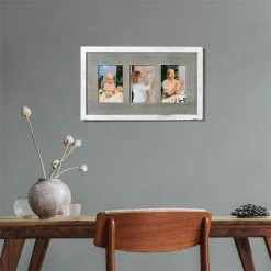 Buy 🎉 Adeco Wood Wall Photo Frame White&grey ❤️