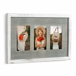 Buy 🎉 Adeco Wood Wall Photo Frame White&grey ❤️ -Adeco Shop Adeco Wood Wall Photo Frame 4