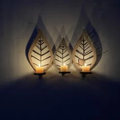 Cheap ⌛ Adeco Wood Wall Sconce Candle Holder ⌛