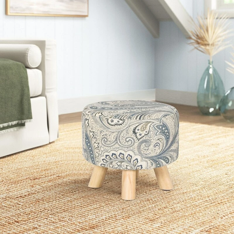 Hot Sale π Adeco Asense Round Ottoman Foot Rest Stool Linen Fabric Padded (Set Of 4) Beige π― 12 Hot Sale π Adeco Asense Round Ottoman Foot Rest Stool Linen Fabric Padded (Set Of 4) Beige π― - Image 10