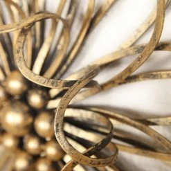 Budget ⭐ Adeco Flower Urban Design Metal Wall Decor 🎁 -Adeco Shop Flower Urban Design Metal Wall Decor 3