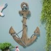 Discount 🔥 Adeco Ornamental Nautical Ship Anchor 24-inch Wood Wall Decoration ⌛