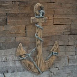 Discount 🔥 Adeco Ornamental Nautical Ship Anchor 24-inch Wood Wall Decoration ⌛ -Adeco Shop Ornamental Nautical Ship Anchor 24 inch Wood Wall Decoration 3