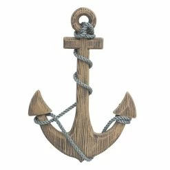 Discount 🔥 Adeco Ornamental Nautical Ship Anchor 24-inch Wood Wall Decoration ⌛ -Adeco Shop Ornamental Nautical Ship Anchor 24 inch Wood Wall Decoration 5