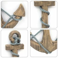 Discount 🔥 Adeco Ornamental Nautical Ship Anchor 24-inch Wood Wall Decoration ⌛ -Adeco Shop Ornamental Nautical Ship Anchor 24 inch Wood Wall Decoration 7