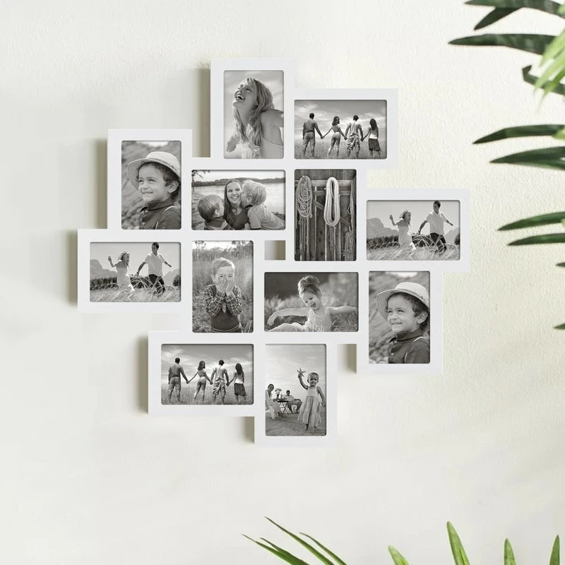 Outlet ๐คฉ Adeco White Wall Collage Frame With Twelve 4x6-inch Openings ๐ 4 Outlet ๐คฉ Adeco White Wall Collage Frame With Twelve 4x6-inch Openings ๐ - Image 2