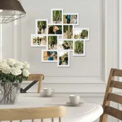 Outlet ๐คฉ Adeco White Wall Collage Frame With Twelve 4x6-inch Openings ๐ 12 Outlet ๐คฉ Adeco White Wall Collage Frame With Twelve 4x6-inch Openings ๐ -Adeco Shop White Wall Collage Frame with Twelve 4x6 inch Openings 2